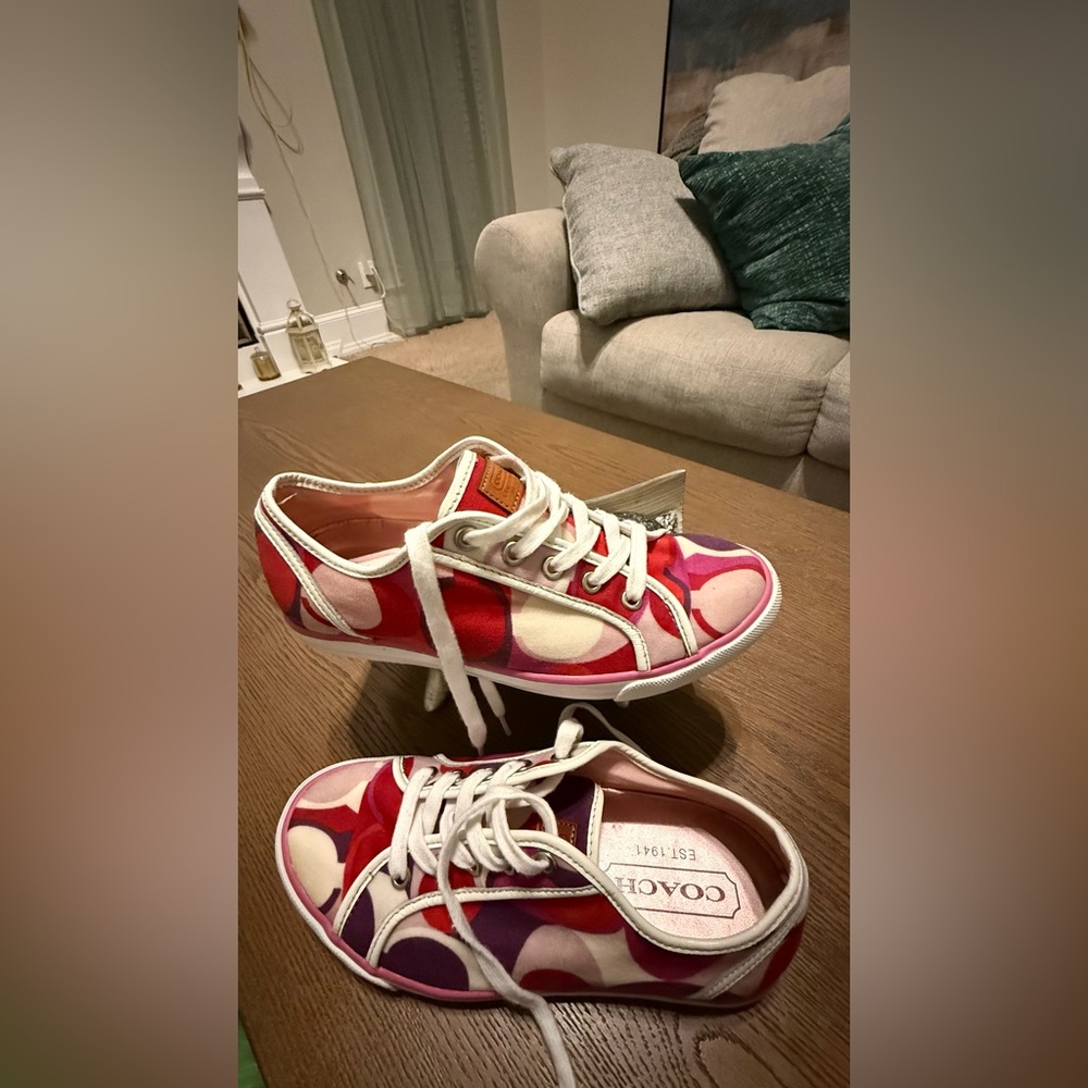 Coach Colorful Patterned Sneakers - Picture 2 of 7